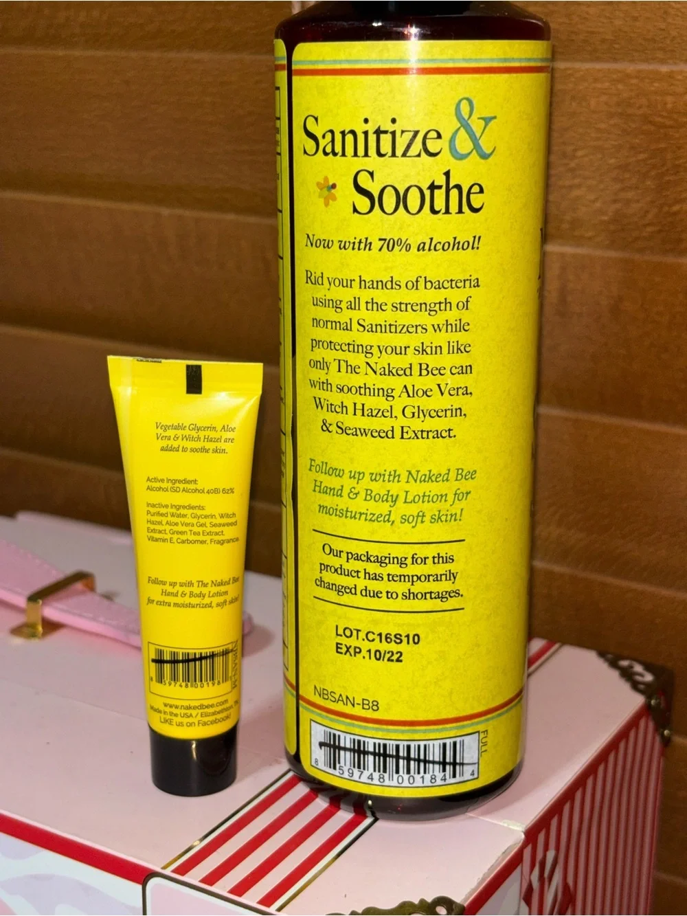 The Naked Bee Hand Sanitizer